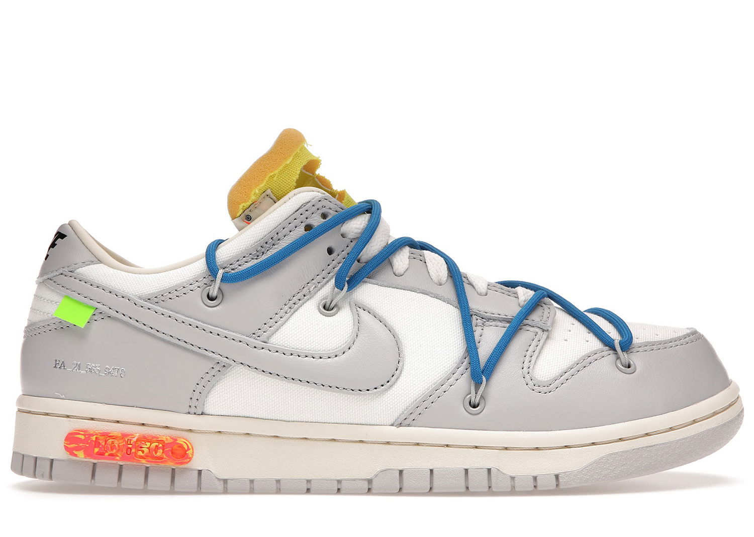 Кецове и обувки Nike Dunk Low Off-White Lot 10 Сиво | DM1602-112, 0