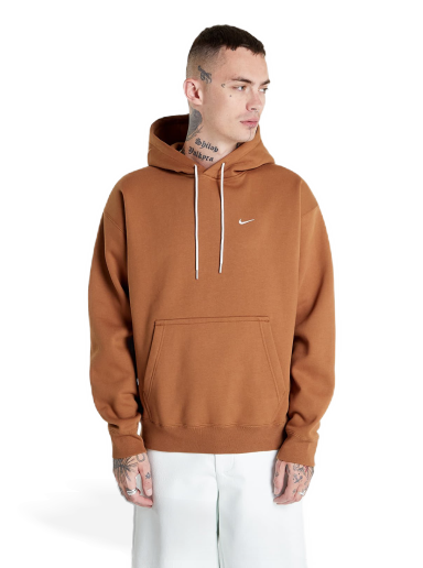 Суитчър Nike Solo Swoosh Fleece Hoodie Кафяво | CV0552-270