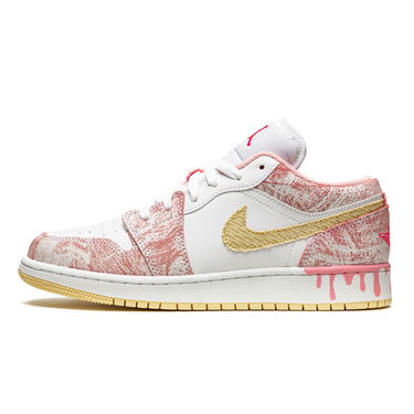 Кецове и обувки Jordan Air Jordan 1 Low GS "Strawberry Ice Cream" Розово | CW7104-601, 0