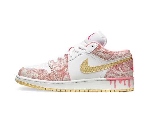 Лимитирано Издание Jordan Air Jordan 1 Low GS "Strawberry Ice Cream" Розово | CW7104-601