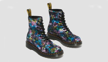Кецове и обувки Dr. Martens 1460 Pascal Confetti Suede Lace Up Черно | DM27245001, 2