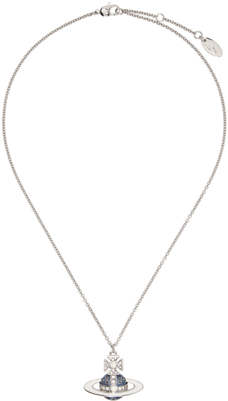 Колие Vivienne Westwood Pendant Necklace Сиво | 630203AO-02P539-, 0