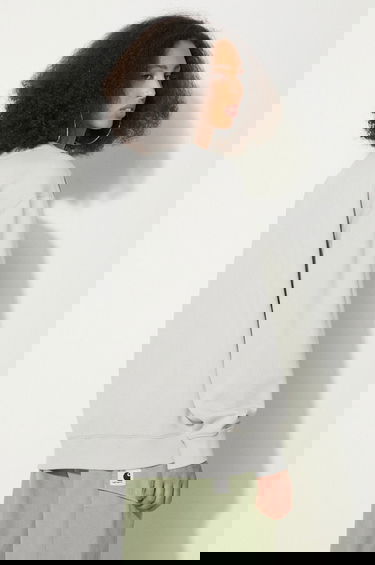 Суитчър Carhartt WIP Sweatshirt with embroidered logo Сиво | I033647.2AXXX, 2