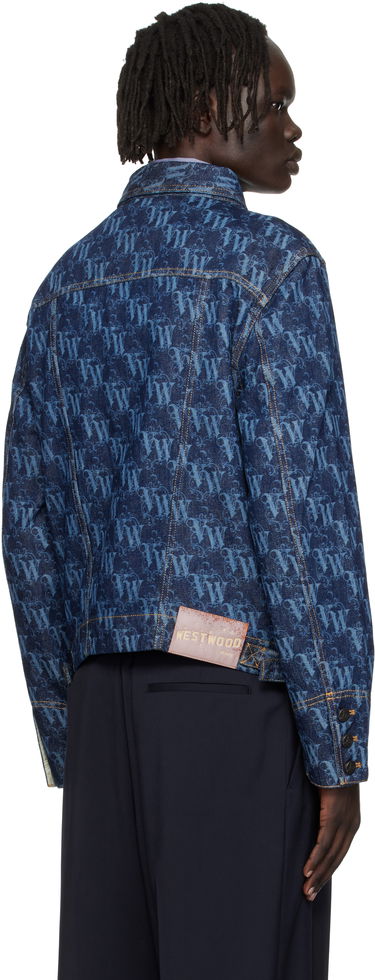 Яке Vivienne Westwood Vivienne Westwood Stormrider Denim Jacket Синьо | 2801000K-W014I-, 2