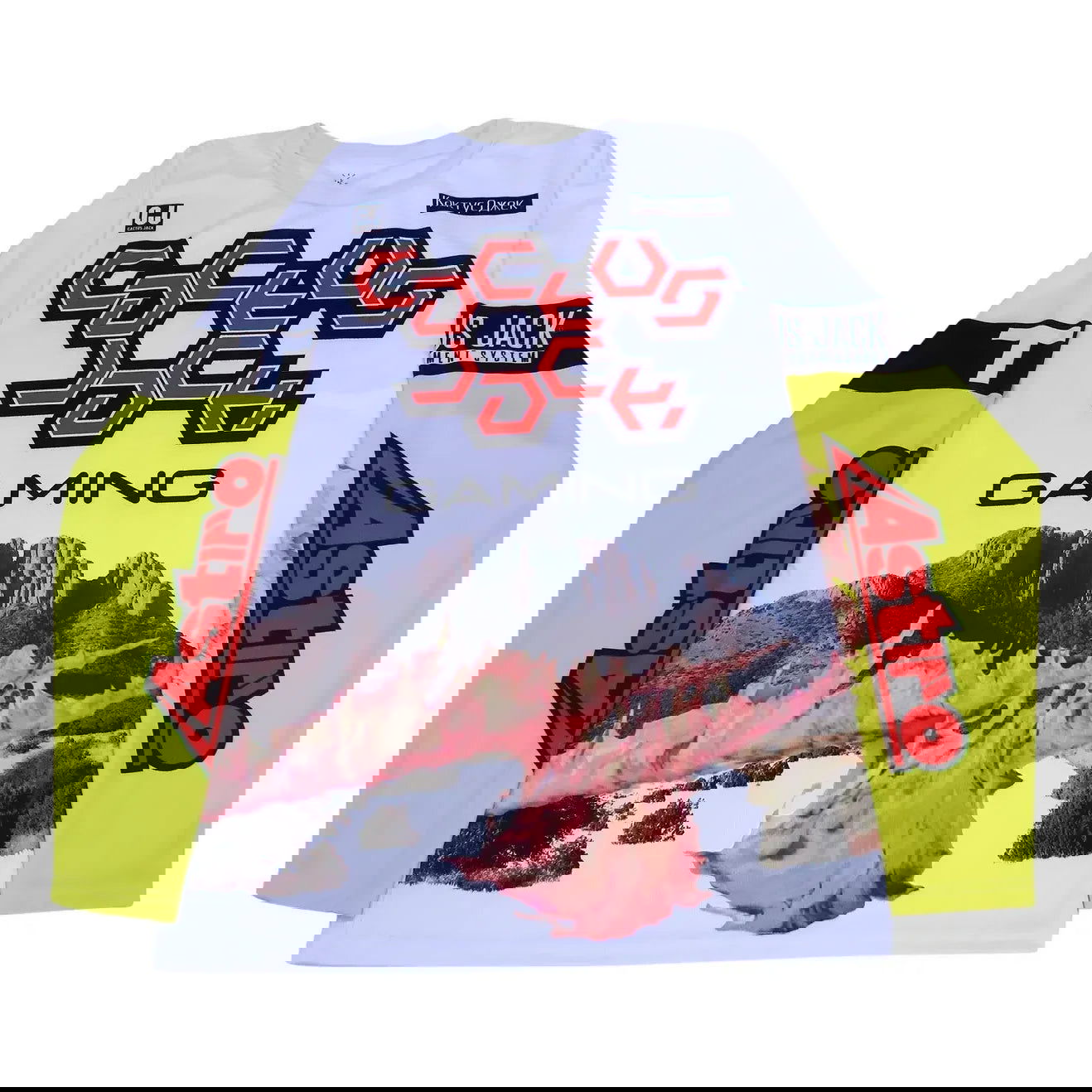 Фланелка Cactus Jack by Travis Scott Cactus Jack The Scotts Gaming II Long-Sleeve Jersey Бяло | CJFN-LS47, 0