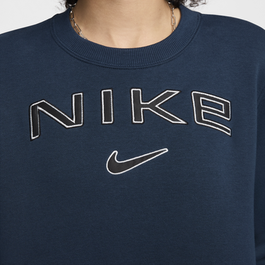 Суитчър Nike Sportswear Phoenix Fleece Crewneck Sweatshirt Синьо | HM9754-478, 2