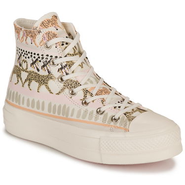 Кецове и обувки Converse CHUCK TAYLOR ALL STAR LIFT-ANIMAL ABSTRACT Бежово | A06817C, 0
