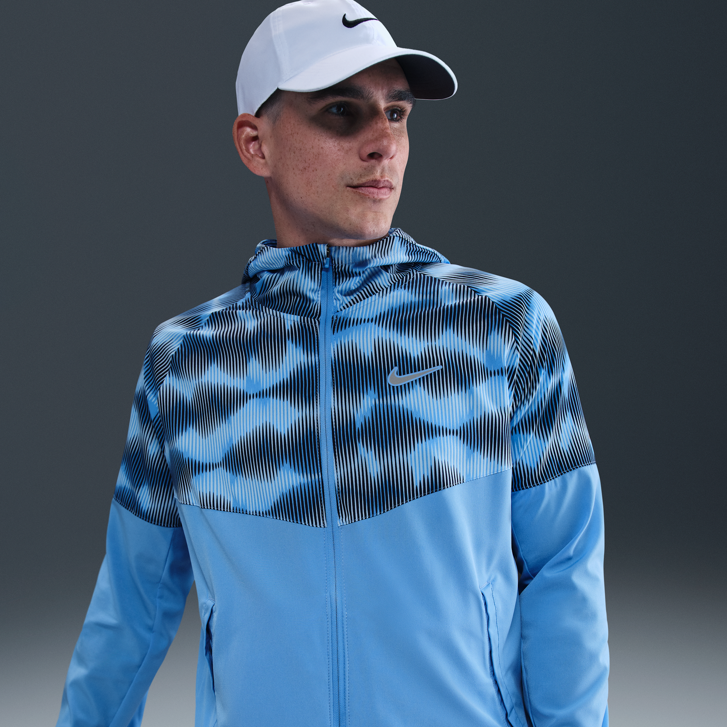 Ветровка Nike Nike Miler Running Jacket Синьо | IM2084-412, 1