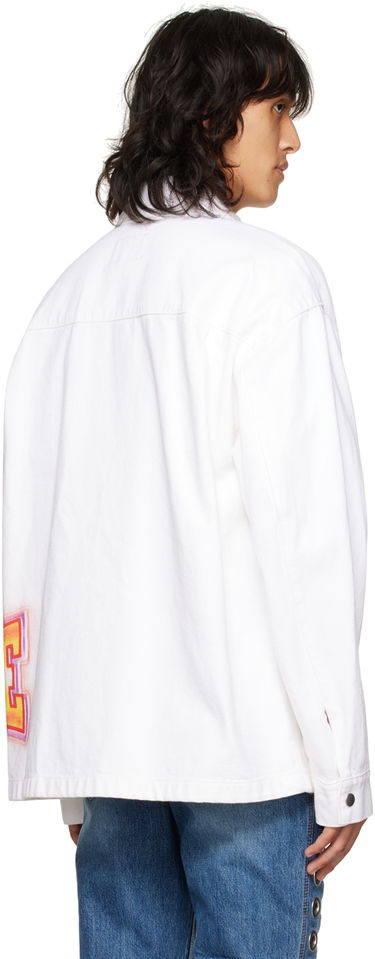 Яке We11done We11done Printed Denim Jacket Бяло | WD-DJ3-22-312-U-WH, 2