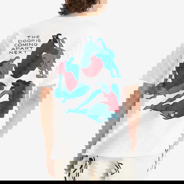 Тениска By Parra The Broken Door T-Shirt Бяло | 53400-WHT, 3