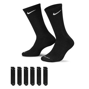 Бельо и чорапи Nike Everyday Plus Cushioned Training Crew Socks 6-pack Черно | SX6897-010, 1