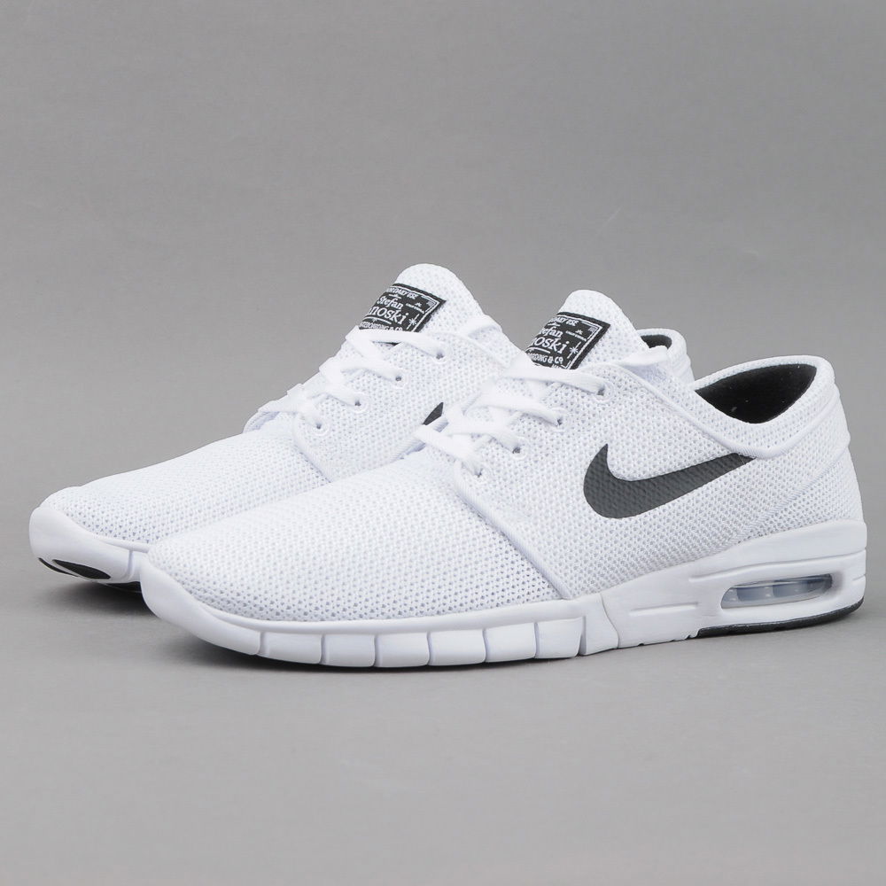 Кецове и обувки Nike SB Stefan Janoski Max Бяло | 631303-100, 0