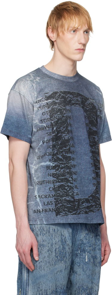 Тениска Diesel Diesel T-Norm-R2 Graphic T-Shirt Синьо | A19650-0PJBH-900A, 1