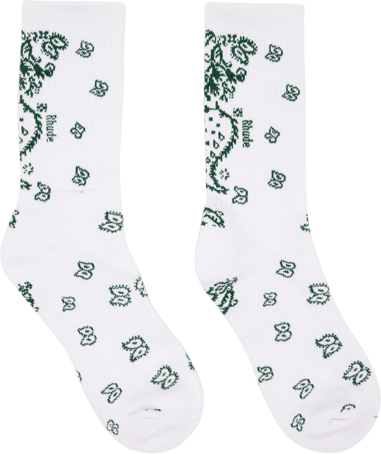 Чорапи Rhude 'Rhude' Bandana Socks Бяло | RHFW25SO03750, 0