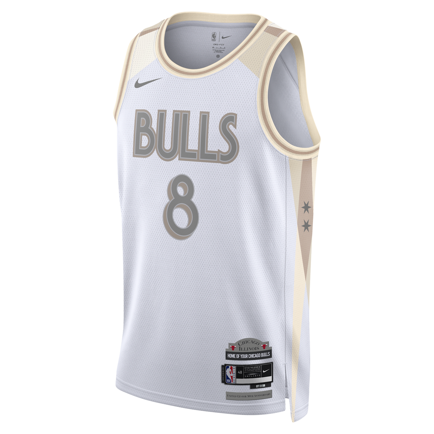 Фланелка Nike Dri-FIT Swingman Zach LaVine Bulls City Edition Jersey Бяло | FQ4337-100, 1
