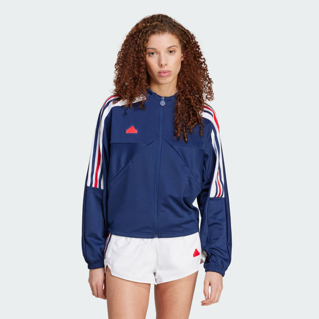 Яке adidas Performance Tiro Cut 3-Stripes Тъмно синьо | IZ2054, 0