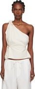 Baserange One Shoulder Tie Waist Top