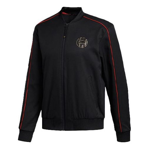 Яке бомбър adidas Originals Harden Basketball Jacket Черно | FH7696, 0