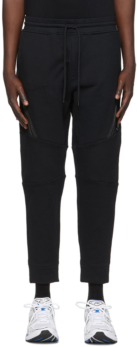 Спортни панталони C.P. Company Diagonal Raised Utility Lounge Pants Черно | 10CMSP061A-005086W, 0