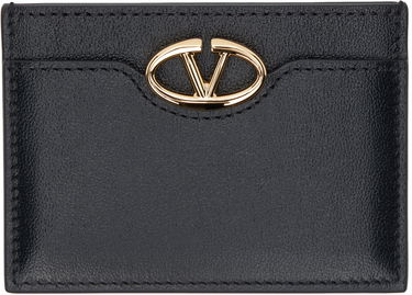 Портфейл Valentino Garavani Black 'The Bold Edition' VLogo Card Holder Черно | 5W2P0AD3MIM, 0