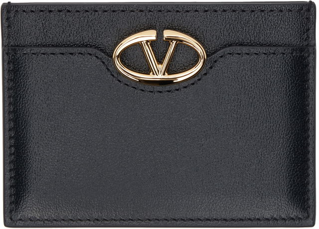 Garavani Black 'The Bold Edition' VLogo Card Holder