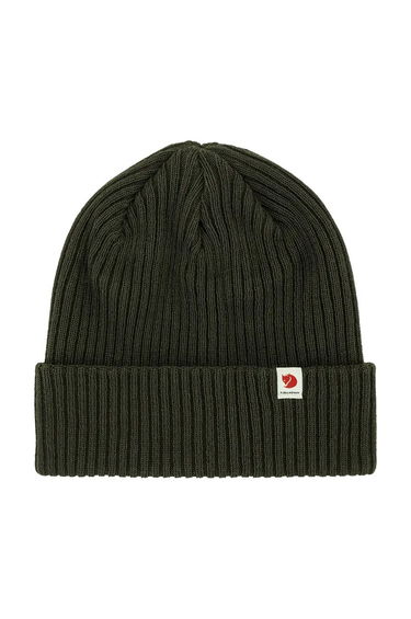 Шапка FJÄLLRÄVEN Rib Hat Beanie Зелено | F13100184.662, 0