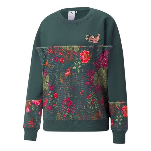 Суитчър Puma PUMA X Liberty Forever Crewneck Sweatshirt Зелено | 532888-80