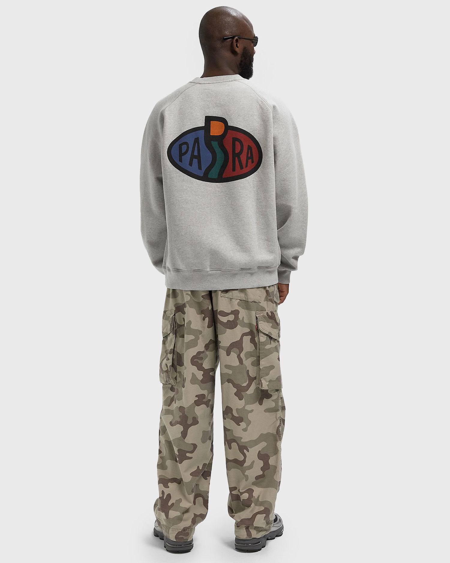 Суитчър By Parra Legs logo crew neck sweatshirt Сиво | 54242, 1