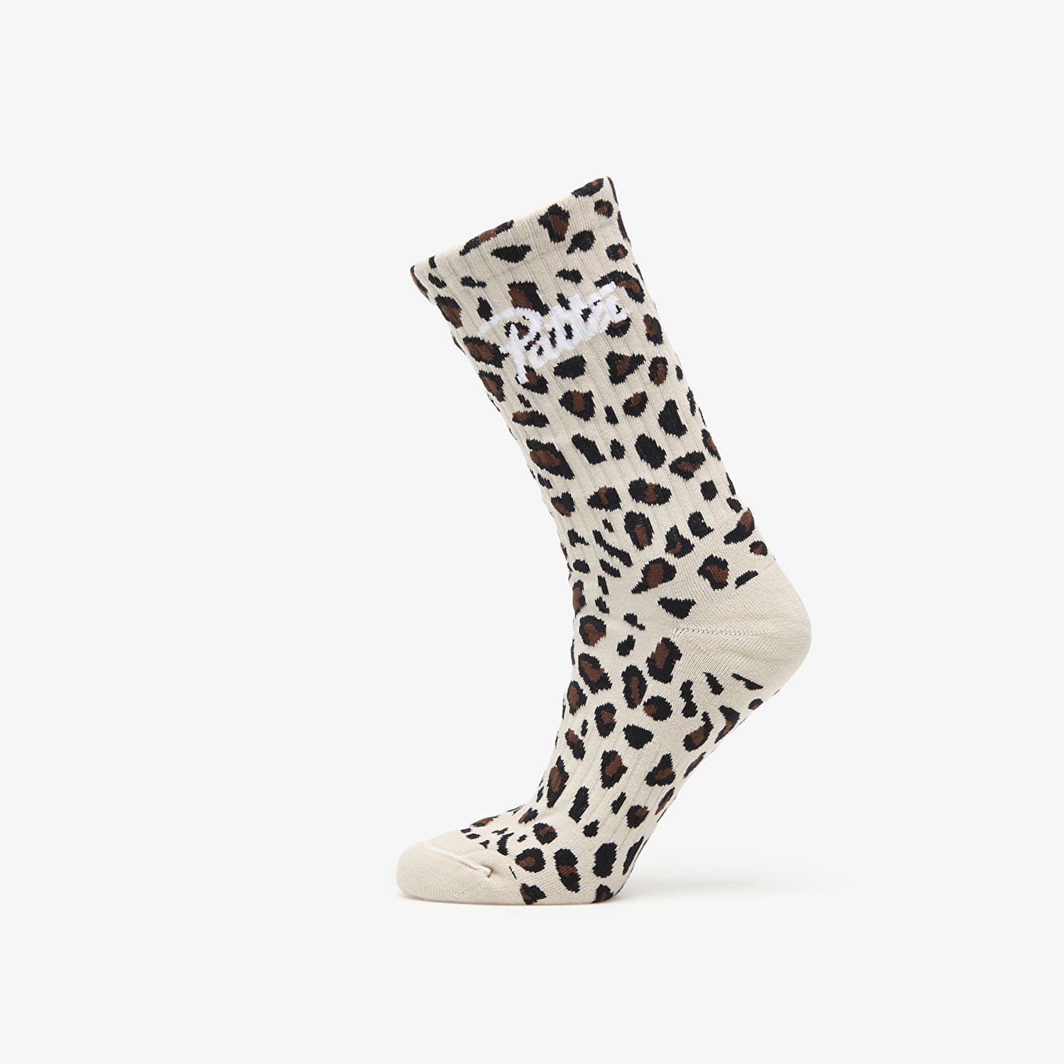 Чорапи Patta Patta Leopard Script Logo Sport Socks Бежово | POC-SS25-2020-396-0014-084, 0