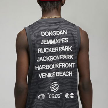 Фланелка Jordan Dri-FIT Sport Breakfast ClubPrinted Mesh Jersey Черно | DM1823-010, 2