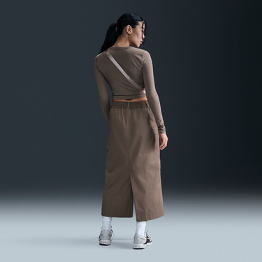Пола Nike Sportswear Collection Twill Skirt Кафяво | HQ8022-233, 4