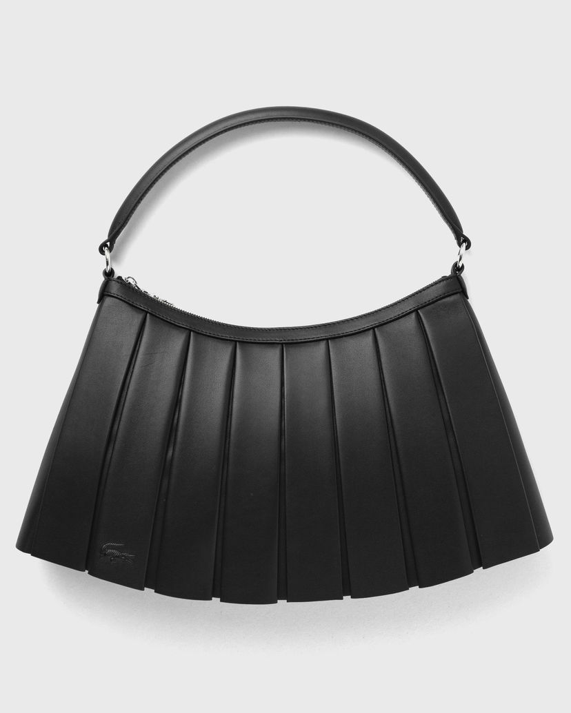 Чанта през рамо Lacoste Lacoste LENGLEN Pleated Shoulder Bag Черно | NU5015DP-000