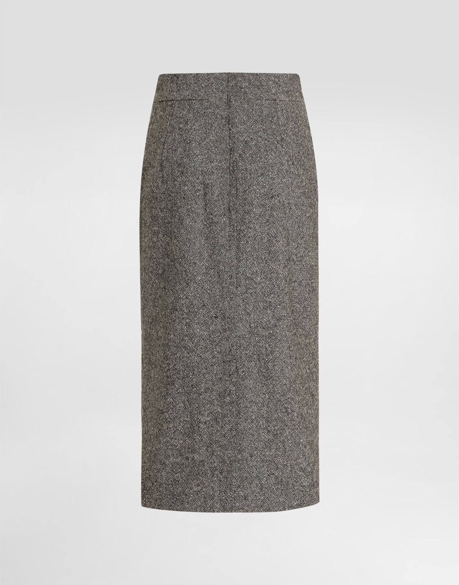 Пола Dolce & Gabbana Dotted Wool Skirt Сиво | F4CS8TFMBARS8030, 1