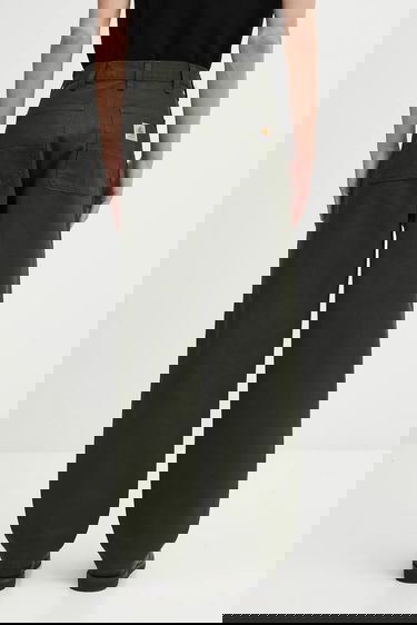 Панталони Carhartt WIP Cotton Loose Fit Simple Pant Зелено | I031220.4902, 2