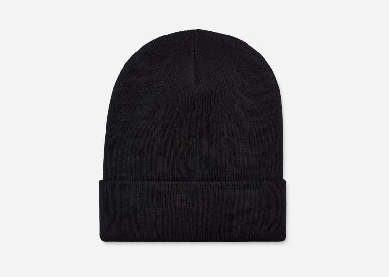 Шапка UGG High Crown Wool Beanie Черно | 101067-BLK, 1