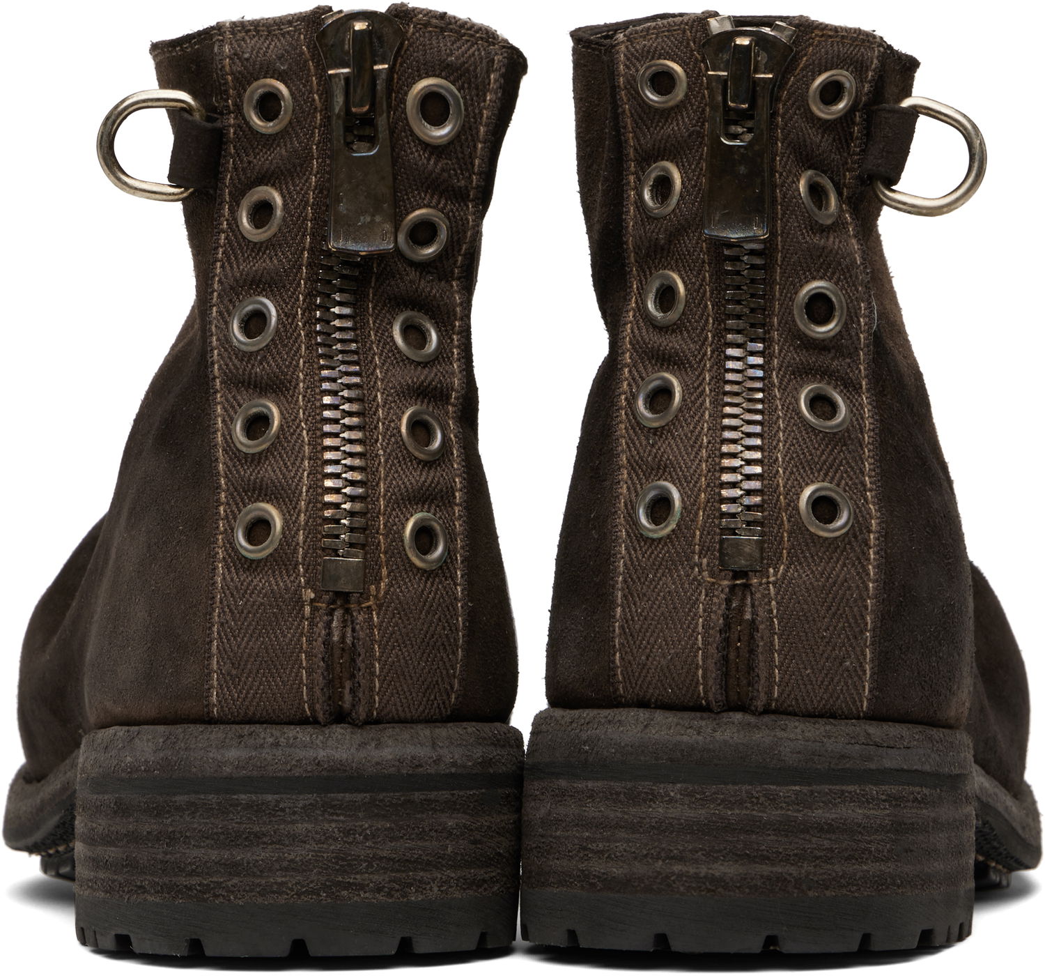 Облекло UNDERCOVER UNDERCOVER Guidi Edition Boots Кафяво | UC1E4F01, 1