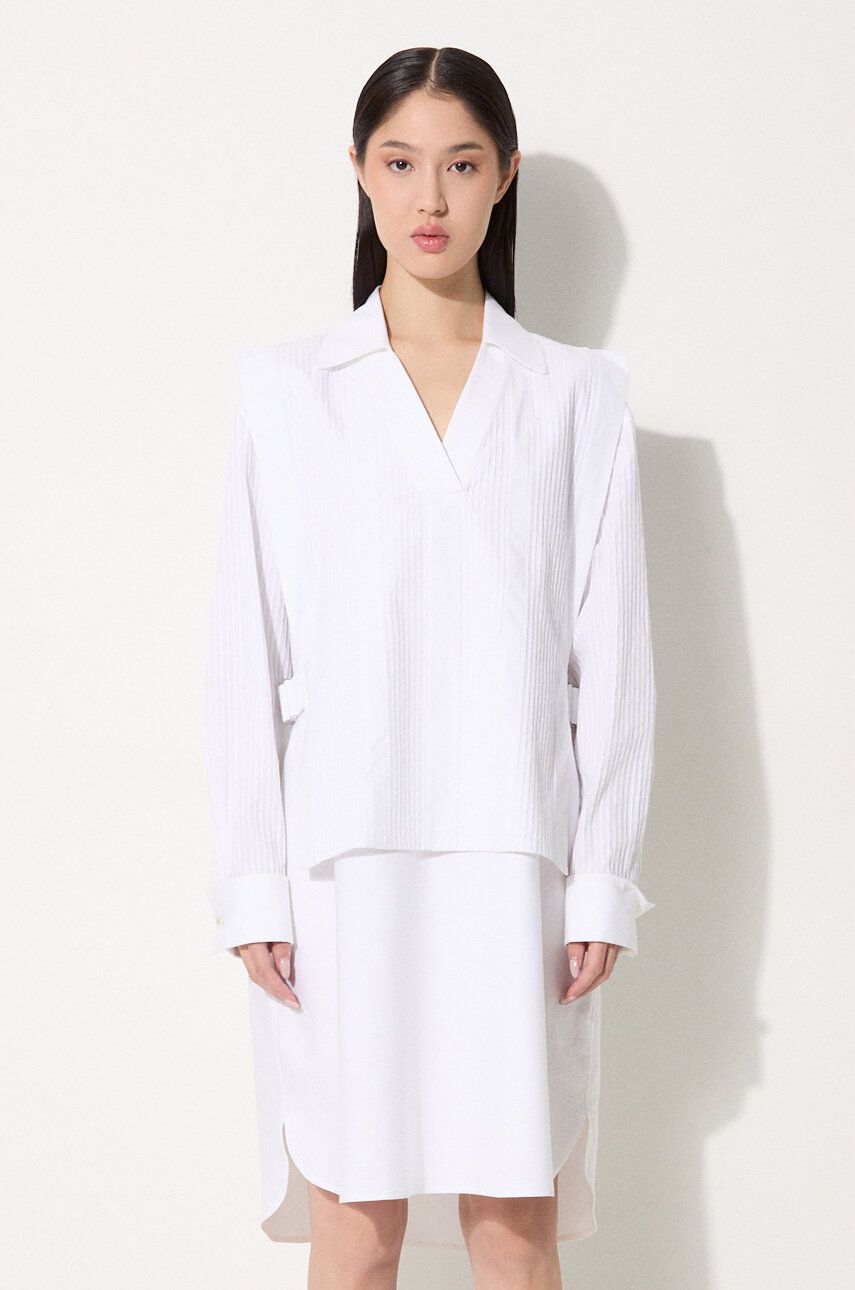 Pокля KENZO Mini Dress White Бяло | FE62RO2919LO.01, 0