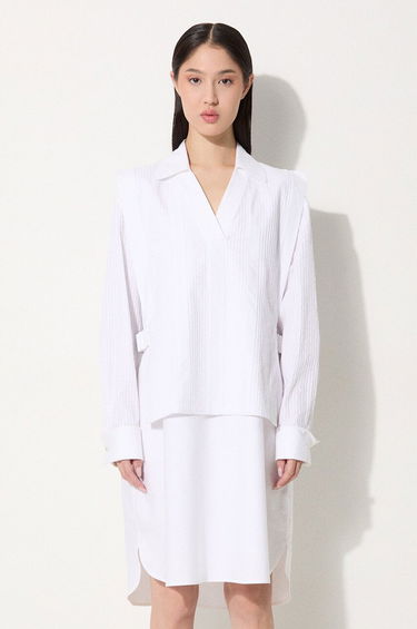Pокля KENZO Mini Dress White Бяло | FE62RO2919LO.01, 0