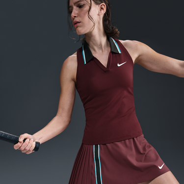 Pокля Nike NikeCourt Slam Dri-FIT Tennis Tank Бургунди | FZ6752-619, 3