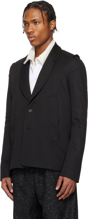 Яке KIKO KOSTADINOV Kiko Kostadinov Ostro Blazer Черно | KKSS25J01-37, 3