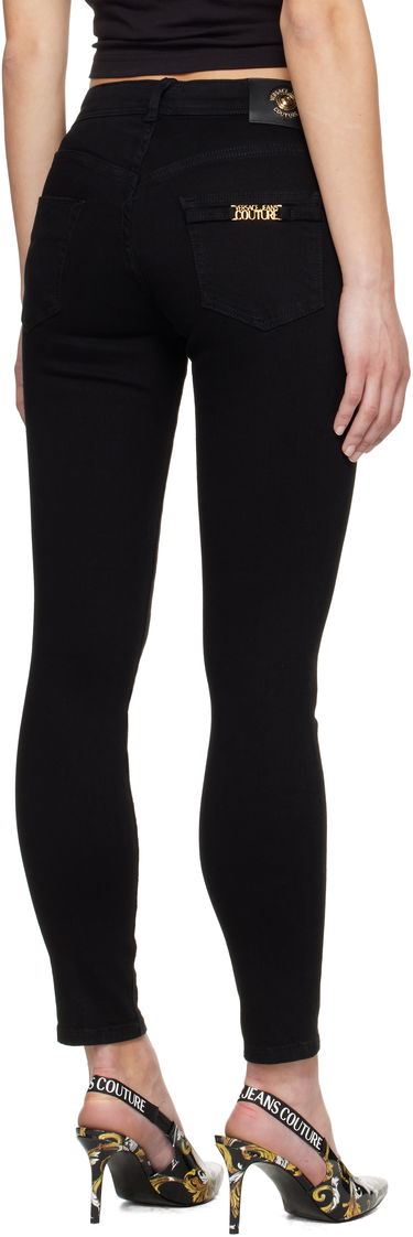Дънки Versace Versace Jeans Couture Jegging Jeans Черно | E78HAB5J0_ECDW00, 2