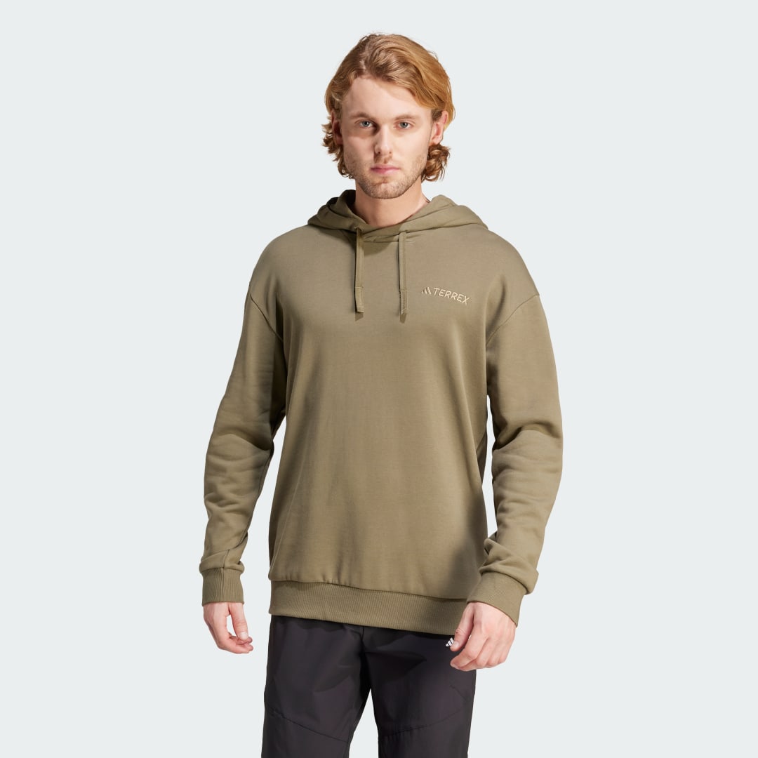 Суитчър adidas Performance adidas TERREX Mikina Organiser Logo Кафяво | IN4716, 0