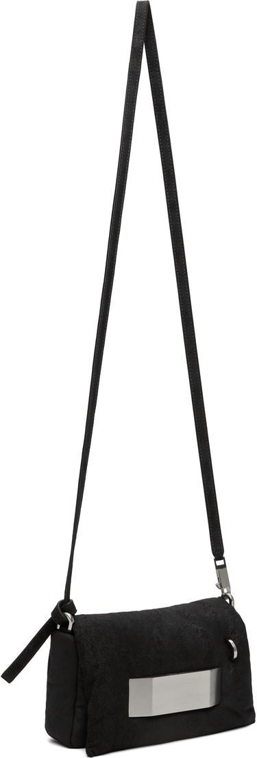 Чанта през рамо Rick Owens Rick Owens Pillow Griffin Suede Shoulder Bag Кафяво | RA02E0745 LBAPA, 4