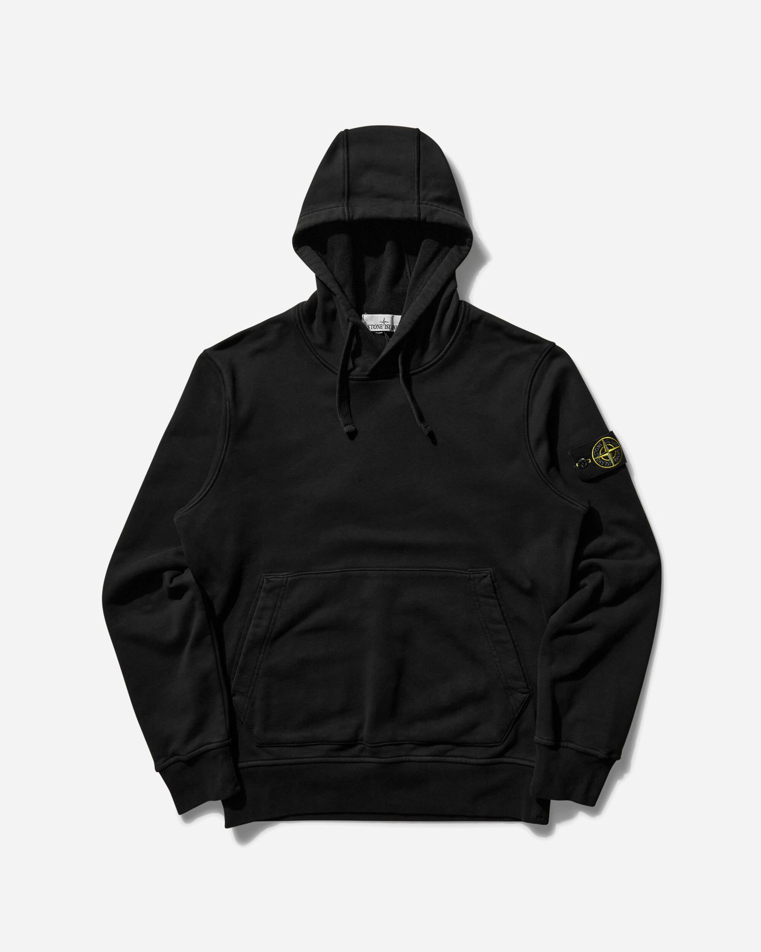 Суитчър Stone Island Garment Dyed Hooded Sweatshirt Черно | K1S15-6100045-S0051 V0029, 0