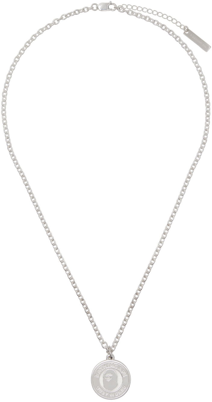 Колие BAPE BAPE Silver Busy Works Necklace Металик | 001GDK301001M, 0