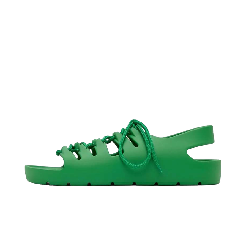 Кецове и обувки Bottega Veneta Lace Up Sandal Зелено | 692006V11T03730