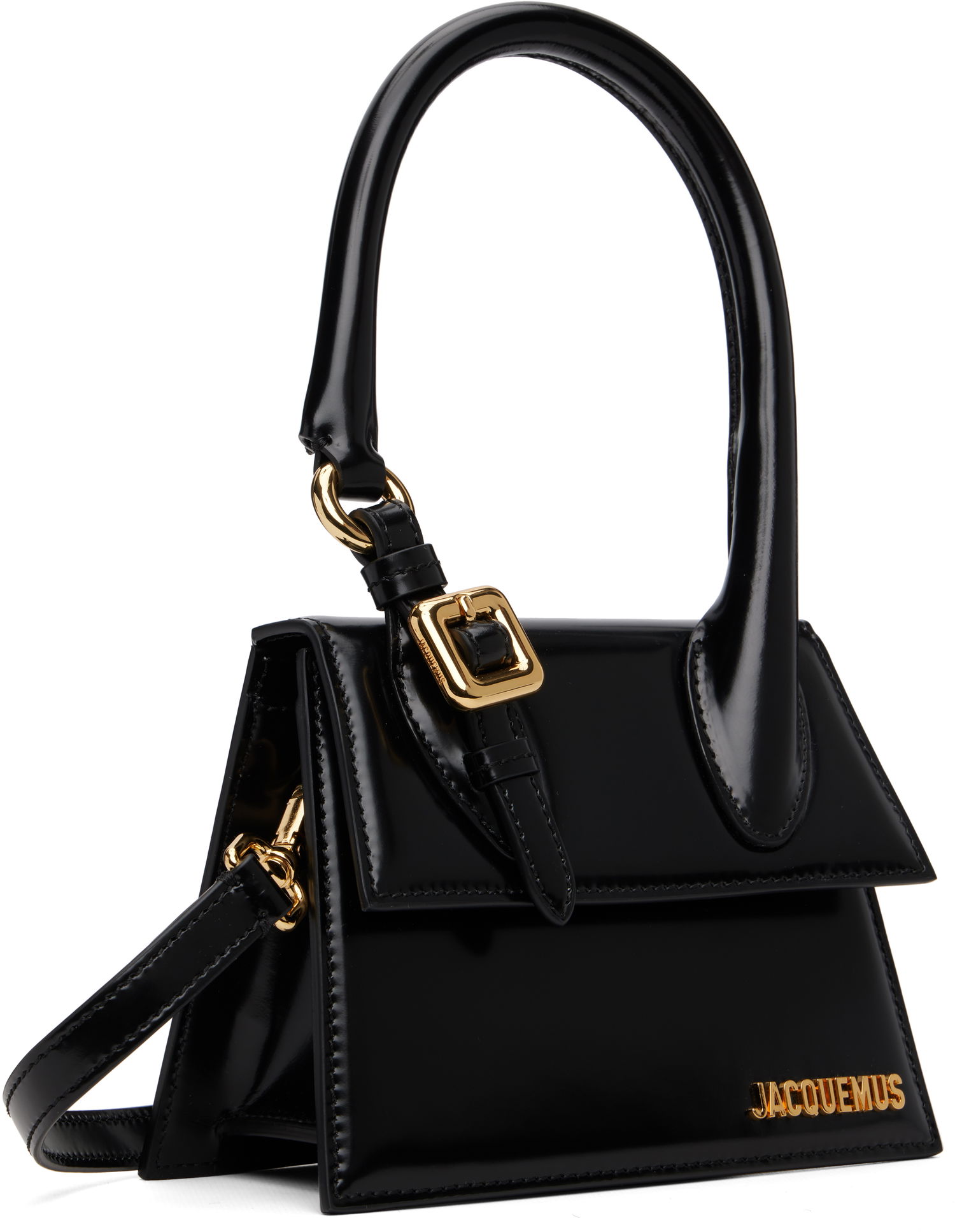 Дамска чанта Jacquemus The medium Chiquito with buckle Bag Черно | 23HBAW00327AC18A01, 1