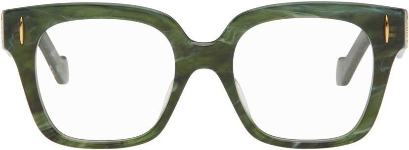 Слънчеви очила Loewe Anagram Acetate Square-Frame Glasses Зелено | LW50069I@51096 192337241468