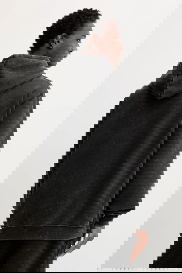 Суитчър adidas Originals Originals Washed Appliqué Logo Hoodie Черно | JY2792, 2