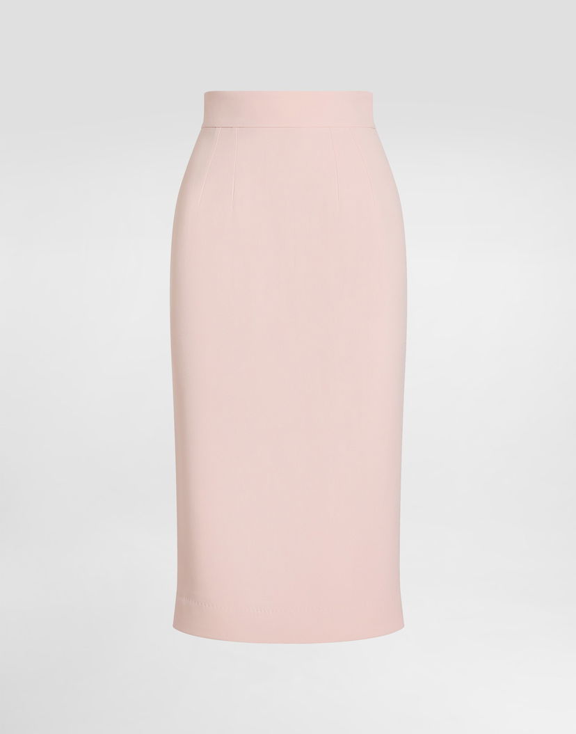 Пола Dolce & Gabbana Dolce & Gabbana Stretch Cady Pencil Skirt Розово | F4C11TFUAE5F1452